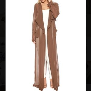 Naked Wardrobe Sheer Duster